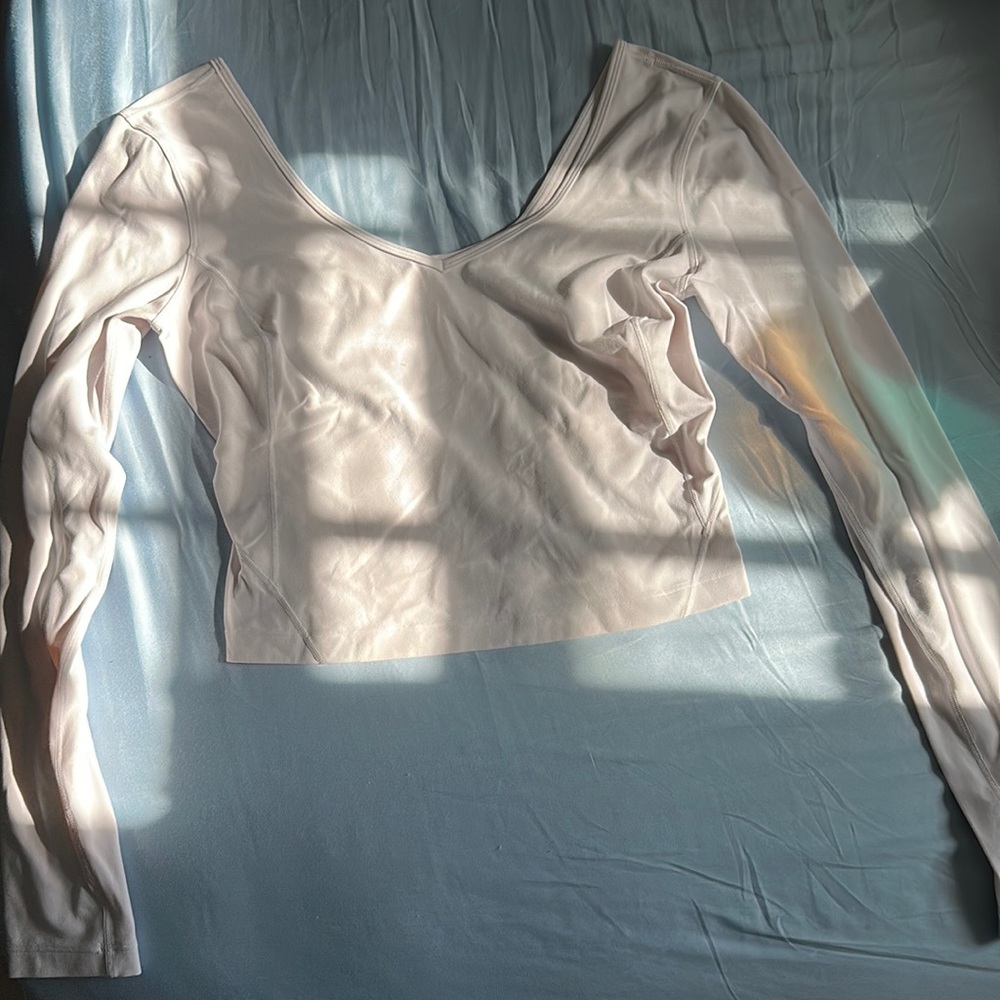 LULULEMON ALIGN WHITE LONG SLEEVE
